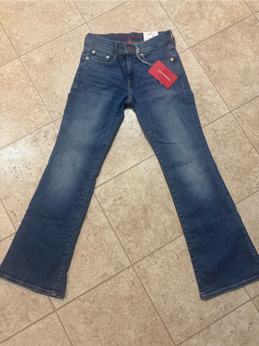 Lucky Brand Women's Medium Blue Flare Jeans